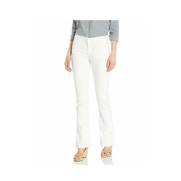 Democracy Ab Solution Itty Bitty Boot Cut Jeans Women's Size 14 White Denim NWT - Picture 12 of 13